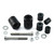 Aluminium Smooth Universal Bar Ends Pair Black Aluminium Smooth Universal Bar Ends Pair Black