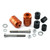 Aluminium Smooth Universal Bar Ends Pair Orange Aluminium Smooth Universal Bar Ends Pair Orange