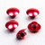 Aluminium Button Insert M6 (Fits 5mm AK) Pack x5 Red