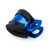 Aluminium P-Clip 6mm Diameter Hole Blue