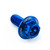 Aluminium Flanged Hex Bodywork Bolt M5x(0.80mm)x12mm Race Spec Etched Blue Aluminium Flanged Hex Bodywork Bolt M5x(0.80mm)x12mm Race Spec Etched Blue