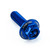 Aluminium Flanged Hex Bodywork Bolt M5x(0.80mm)x16mm Race Spec Etched Blue Aluminium Flanged Hex Bodywork Bolt M5x(0.80mm)x16mm Race Spec Etched Blue