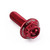Aluminium Flanged Hex Bodywork Bolt M5x(0.80mm)x16mm Race Spec Etched Red Aluminium Flanged Hex Bodywork Bolt M5x(0.80mm)x16mm Race Spec Etched Red
