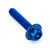 Aluminium Flanged Hex Bodywork Bolt M5x(0.80mm)x25mm Race Spec Etched Blue Aluminium Flanged Hex Bodywork Bolt M5x(0.80mm)x25mm Race Spec Etched Blue