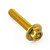 Aluminium Flanged Hex Bodywork Bolt M5x(0.80mm)x25mm Race Spec Etched Gold Aluminium Flanged Hex Bodywork Bolt M5x(0.80mm)x25mm Race Spec Etched Gold