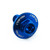 Aluminium Flanged Hex Bodywork Bolt M6x(1.00mm)x12mm Race Spec Etched Blue Aluminium Flanged Hex Bodywork Bolt M6x(1.00mm)x12mm Race Spec Etched Blue