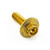 Aluminium Flanged Hex Bodywork Bolt M6x(1.00mm)x20mm Race Spec Etched Gold Aluminium Flanged Hex Bodywork Bolt M6x(1.00mm)x20mm Race Spec Etched Gold