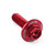 Aluminium Flanged Hex Bodywork Bolt M6x(1.00mm)x20mm Race Spec Etched Red Aluminium Flanged Hex Bodywork Bolt M6x(1.00mm)x20mm Race Spec Etched Red