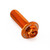 Aluminium Flanged Hex Bodywork Bolt M8x(1.25mm)x25mm Race Spec Etched Orange Aluminium Flanged Hex Bodywork Bolt M8x(1.25mm)x25mm Race Spec Etched Orange