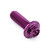 Aluminium Flanged Hex Bodywork Bolt M8x(1.25mm)x25mm Race Spec Etched Purple Aluminium Flanged Hex Bodywork Bolt M8x(1.25mm)x25mm Race Spec Etched Purple