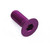 Aluminium Countersunk Bolt M6x(1.00mm)x15mm Purple