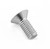 Aluminium Countersunk Bolt M6x(1.00mm)x15mm Silver