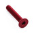 Aluminium Countersunk Bolt M6x(1.00mm)x35mm Red