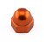 Aluminium Dome Nut M10x(1.25mm) (DIN1587) Orange