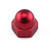 Aluminium Dome Nut M10x(1.25mm) (DIN1587) Red