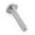 Aluminium Dome Head Bolt M5x(0.80mm)x25mm Silver