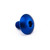 Aluminium Dome Head Bolt M6x(1.00mm)x10mm Blue