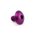 Aluminium Dome Head Bolt M6x(1.00mm)x10mm Purple