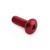 Aluminium Dome Head Bolt M8x(1.25mm)x25mm Red