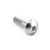 Aluminium Dome Head Bolt M8x(1.25mm)x25mm Silver