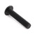 Aluminium Dome Head Bolt M8x(1.25mm)x40mm Black