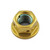 Aluminium Sprocket Nut M8 x (1.25mm) Drilled Gold Aluminium Sprocket Nut M8 x (1.25mm) Drilled Gold