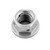 Aluminium Sprocket Nut M8 x (1.25mm) Drilled Silver Aluminium Sprocket Nut M8 x (1.25mm) Drilled Silver
