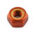 Aluminium Nylock Nut M10x(1.50mm) Orange