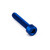 Aluminium Socket Cap Bolt M5x(0.80mm)x25mm Blue Aluminium Socket Cap Bolt M5x(0.80mm)x25mm Blue