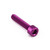 Aluminium Socket Cap Bolt M5x(0.80mm)x25mm Purple Aluminium Socket Cap Bolt M5x(0.80mm)x25mm Purple