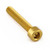 Aluminium Socket Cap Bolt M5x(0.80mm)x30mm Gold Aluminium Socket Cap Bolt M5x(0.80mm)x30mm Gold