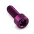 Aluminium Socket Cap Bolt M6x(1.00mm)x16mm Purple