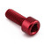Aluminium Socket Cap Bolt M6x(1.00mm)x16mm Red