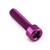 Aluminium Socket Cap Bolt M6x(1.00mm)x25mm Purple Aluminium Socket Cap Bolt M6x(1.00mm)x25mm Purple