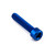 Aluminium Socket Cap Bolt M6x(1.00mm)x30mm Blue Aluminium Socket Cap Bolt M6x(1.00mm)x30mm Blue