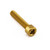 Aluminium Socket Cap Bolt M6x(1.00mm)x30mm Gold Aluminium Socket Cap Bolt M6x(1.00mm)x30mm Gold