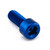 Aluminium Socket Cap Bolt M8x(1.25mm)x20mm Blue Aluminium Socket Cap Bolt M8x(1.25mm)x20mm Blue