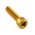 Aluminium Socket Cap Bolt M8x(1.25mm)x35mm Gold Aluminium Socket Cap Bolt M8x(1.25mm)x35mm Gold