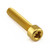 Aluminium Socket Cap Bolt M8x(1.25mm)x40mm Gold Aluminium Socket Cap Bolt M8x(1.25mm)x40mm Gold