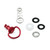 Aluminium Quick Release D-Ring 17mm Red