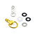 Aluminium Quick Release D-Ring 19mm Gold Aluminium Quick Release D-Ring 19mm Gold