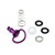 Aluminium Quick Release D-Ring 19mm Purple Aluminium Quick Release D-Ring 19mm Purple