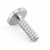 Aluminium Self Tapping Screw 6mm x 20mm Silver