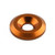 Aluminium Countersunk Washer M6 (22mm O/D) Orange Aluminium Countersunk Washer M6 (22mm O/D) Orange