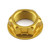 Aluminium Flanged Top Yoke Nut M24x(1.50mm) (Open) Gold