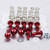 Aluminium Quick Release Stud 19mm Allen Key Pack x10 Red