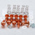 Aluminium Quick Release Stud 19mm Allen Key Pack x10 Orange