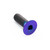 Titanium Countersunk Bolt M8x(1.25mm)x25mm Purple Haze