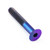 Titanium Countersunk Bolt M8x(1.25mm)x55mm Purple Haze