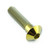 Titanium Dome Head Bolt M8x(1.25mm)x35mm Gold